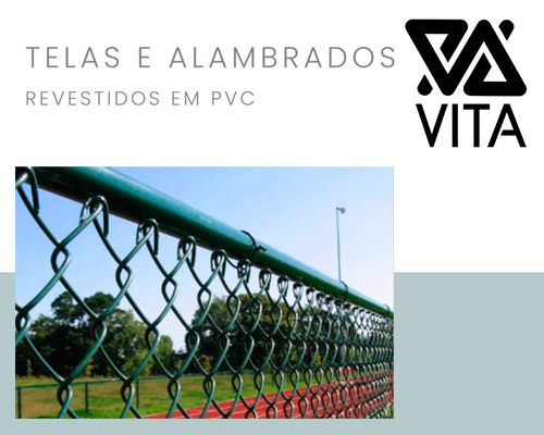 Telas e Alambrados Revestidos em PVC