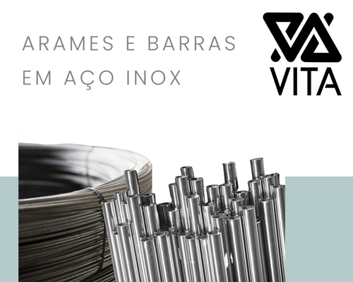 Arames e barras em aço inox